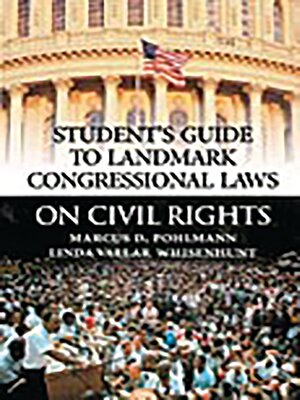 cover image of Student's Guide to Landmark Congressional Laws on Civil Rights